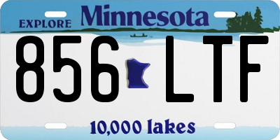MN license plate 856LTF