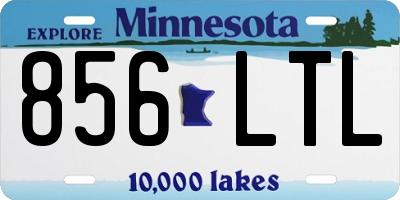 MN license plate 856LTL