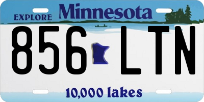 MN license plate 856LTN