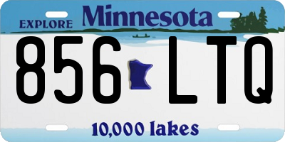 MN license plate 856LTQ