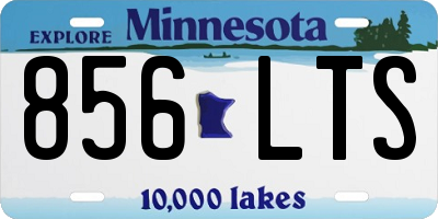MN license plate 856LTS