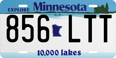 MN license plate 856LTT