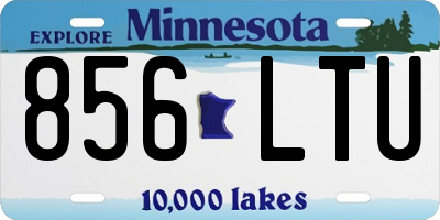 MN license plate 856LTU