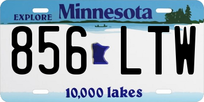 MN license plate 856LTW