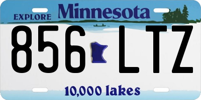 MN license plate 856LTZ