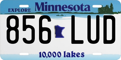 MN license plate 856LUD