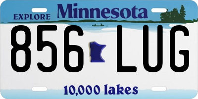 MN license plate 856LUG