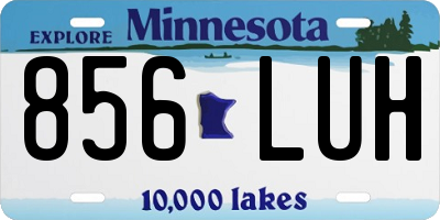 MN license plate 856LUH