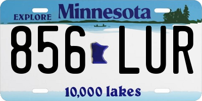 MN license plate 856LUR