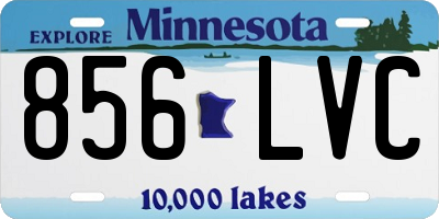 MN license plate 856LVC