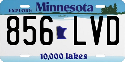 MN license plate 856LVD
