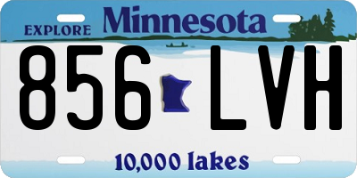 MN license plate 856LVH