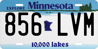 MN license plate 856LVM