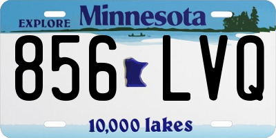 MN license plate 856LVQ