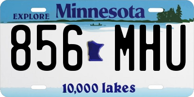 MN license plate 856MHU