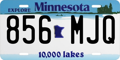 MN license plate 856MJQ