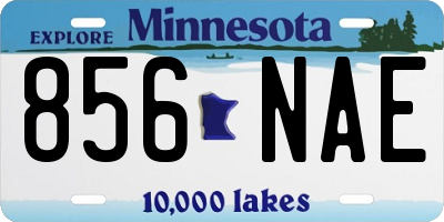 MN license plate 856NAE