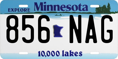 MN license plate 856NAG