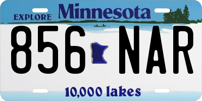 MN license plate 856NAR