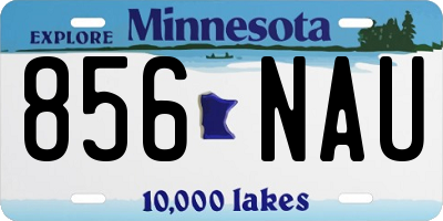 MN license plate 856NAU