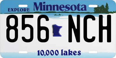MN license plate 856NCH