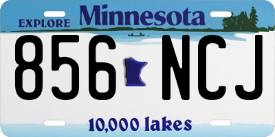 MN license plate 856NCJ