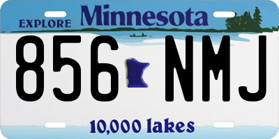 MN license plate 856NMJ