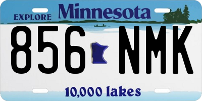 MN license plate 856NMK