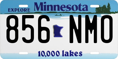 MN license plate 856NMO