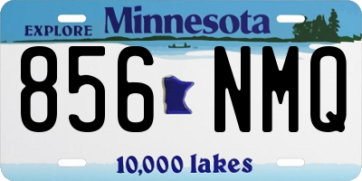 MN license plate 856NMQ