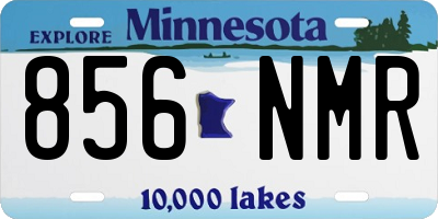 MN license plate 856NMR