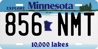 MN license plate 856NMT