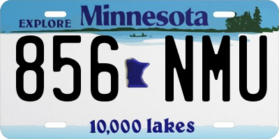 MN license plate 856NMU
