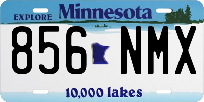 MN license plate 856NMX