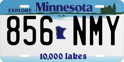 MN license plate 856NMY