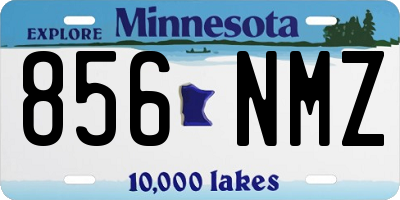 MN license plate 856NMZ