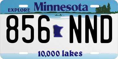MN license plate 856NND
