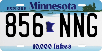 MN license plate 856NNG