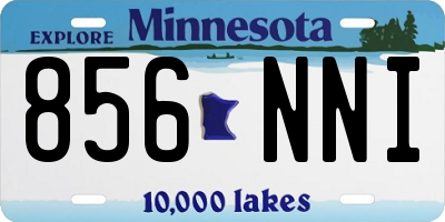 MN license plate 856NNI