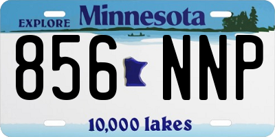 MN license plate 856NNP