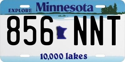 MN license plate 856NNT