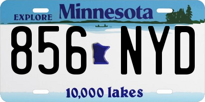 MN license plate 856NYD