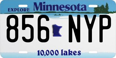 MN license plate 856NYP