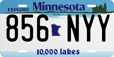 MN license plate 856NYY