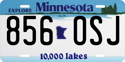 MN license plate 856OSJ