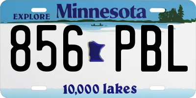 MN license plate 856PBL
