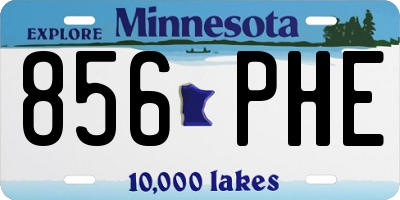MN license plate 856PHE