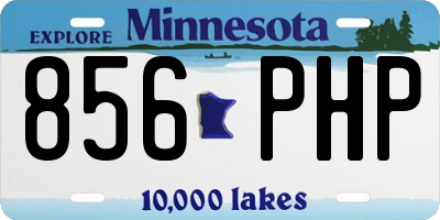 MN license plate 856PHP