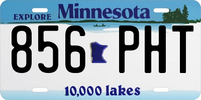 MN license plate 856PHT