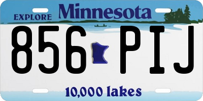 MN license plate 856PIJ